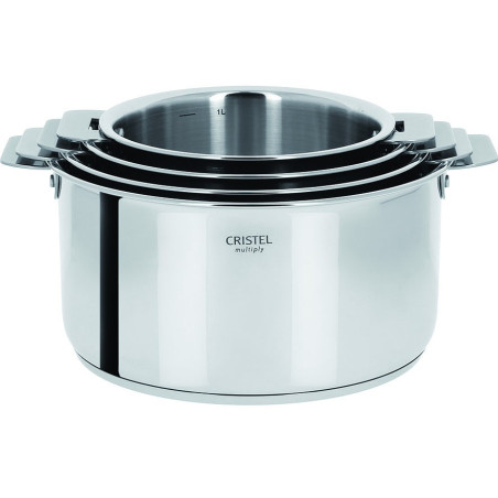 CASSEROLE 14 CM CASTELINE AMOVIBLE