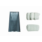 DOUILLE A BUCHE PLATE DE BUYER INOX 8 DENTS - largeur 22 mm DOUILLE A BUCHE PLATE DE BUYER INOX 8 DENTS - largeur 22 mm