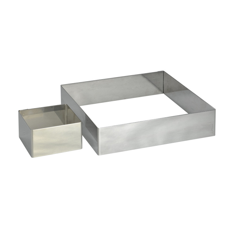 CERCLE CARRE DE BUYER INOX 4.5CM - 16CM