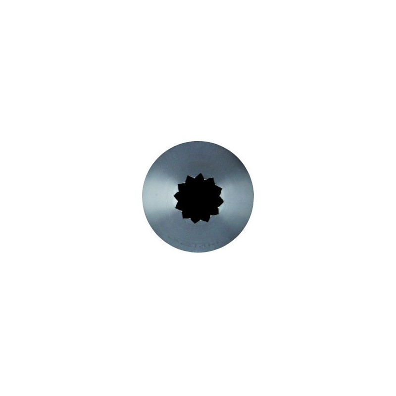 DOUILLE A PETIT FOURS DE BUYER INOX 12 DENTS DOUILLE A PETIT FOURS DE BUYER INOX 12 DENTS