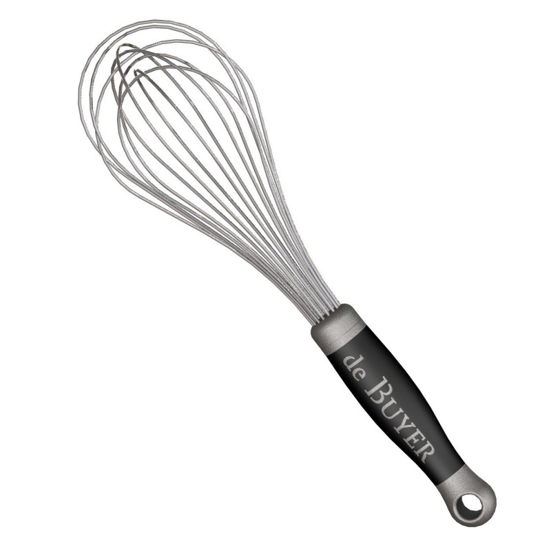 FOUET PROFESSIONNEL 30CM  FILS INOX GOMA DE BUYER