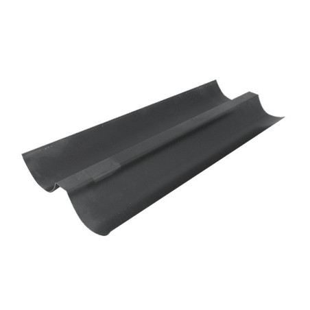 GOUTTIERE A TUILES/PAIN 35X14CM EN TOLE BLEUE EP. 0.6MM