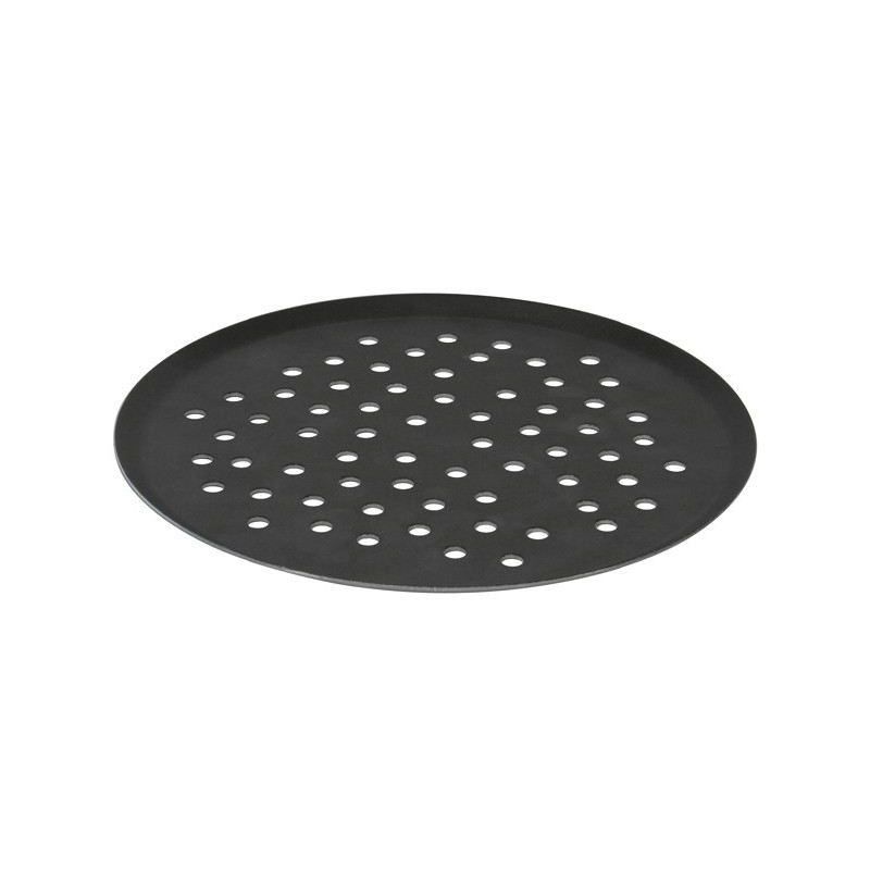 TOURTIERE RONDE 28CM ALUMINIUM PERFOREE ANTI-ADHERENT CHOC DE BUYER 