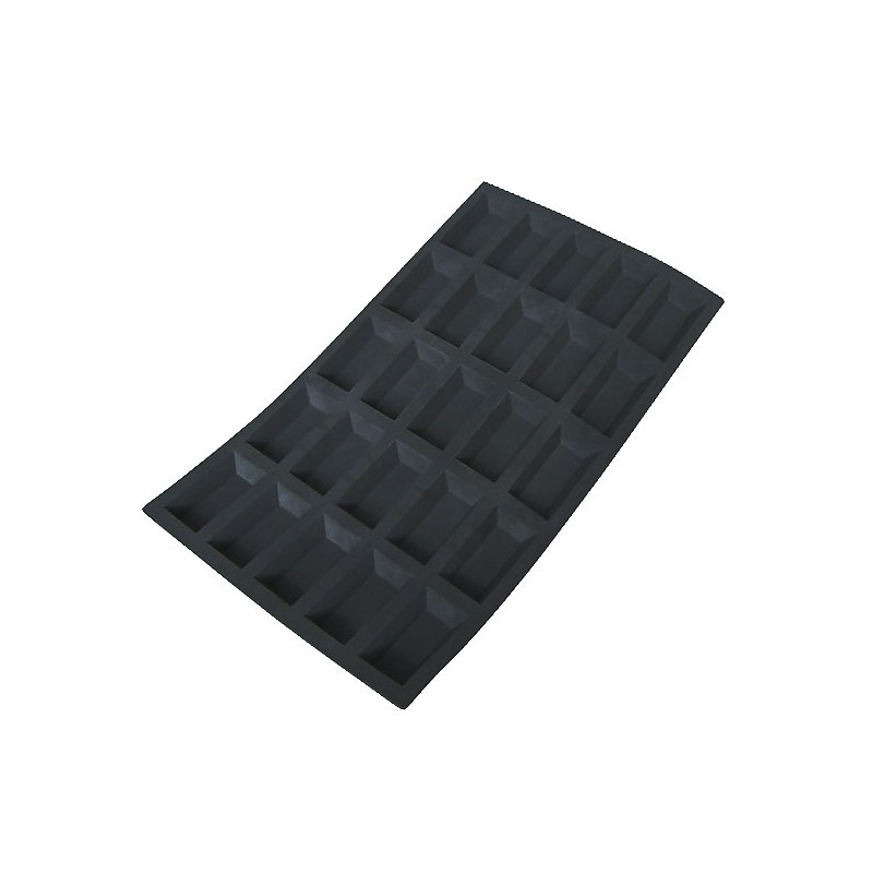 MOULFLEX NOIR DE BUYER - PLAQUE DE 25 MINI FINANCIERS