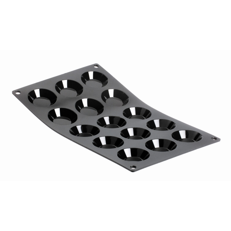 MOULFLEX NOIR DE BUYER - 15 MINI TARTELETTES