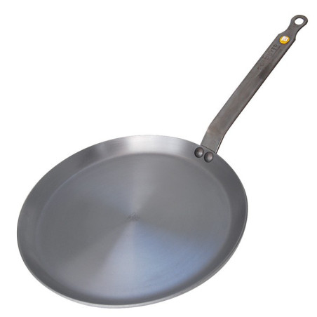 POELE A CREPE MINERAL B ELEMENT EN TOLE D ACIER  24CM