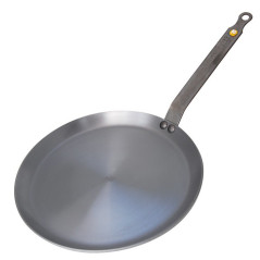 POELE A CREPE MINERAL B ELEMENT EN TOLE D ACIER  24CM