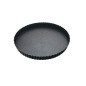 TOURTIERE RONDE 24 CM CANNELEE FOND FIXE ANTI ADHERENT GOBEL