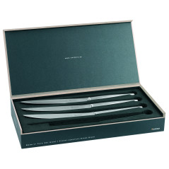 COFFRET 4 COUTEAUX A STEACK 12 CM TYPE 301 DESIGN BY F.A. PORSCHE