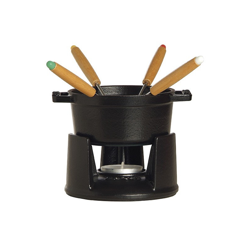 SERVICE A FONDUE MIXTE 20 CM STAUB