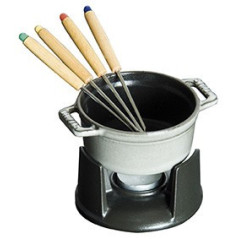 SERVICE A FONDUE MIXTE 20 CM STAUB