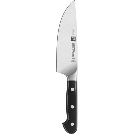 ZWILLING Set de 3 Couteaux (Couteau à Larder/Garnir, Couteau à Viande,  Couteau de Chef), Acier Inoxydable Spécial, Manche Noir, série Professional  S