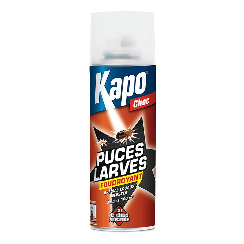 AEROSOL CHOC PUCE LARVE DIFFUSION CONTINUE KAPO