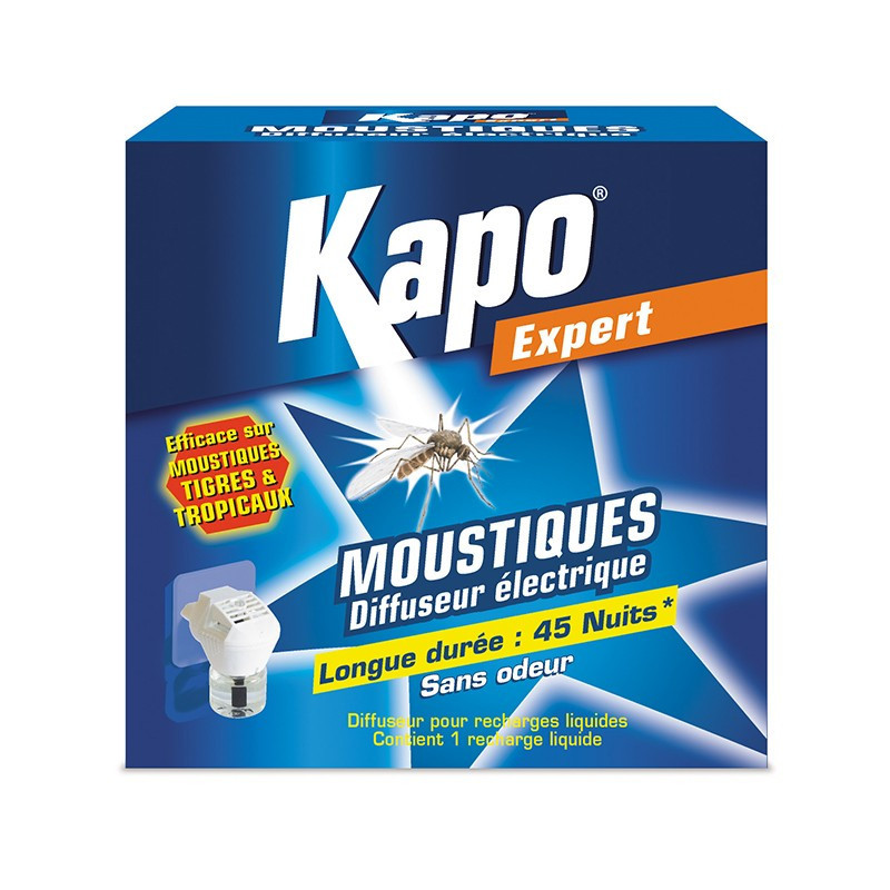 DIFFUSEUR ANTI MOUSTIQUES LIQUIDE KAPO