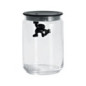 BOITE DE CUISINE 90 CL VERRE -GIANNI A LITTLE MAN HODING ON TIGHT- + COUVERCLE BLANC