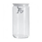 BOITE DE CUISINE EN VERRE 140 CL -GIANNI A LITTLE MAN HOLDING ON TIGHT- + COUVERCLE BLANC