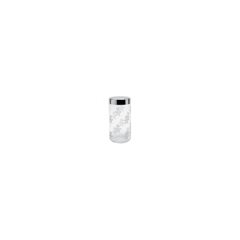 BOITE DE CUISINE 150 CL -GIROTONDO- VERRE AVEC COUVERCLE EN ACIER BRILLANT