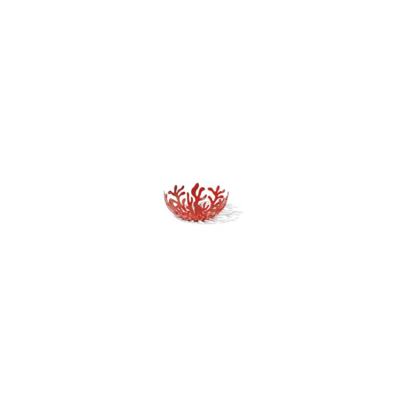 PORTE FRUITS 29 CM -MEDITERRANEO- ROUGE ACIER COLORE ALESSI