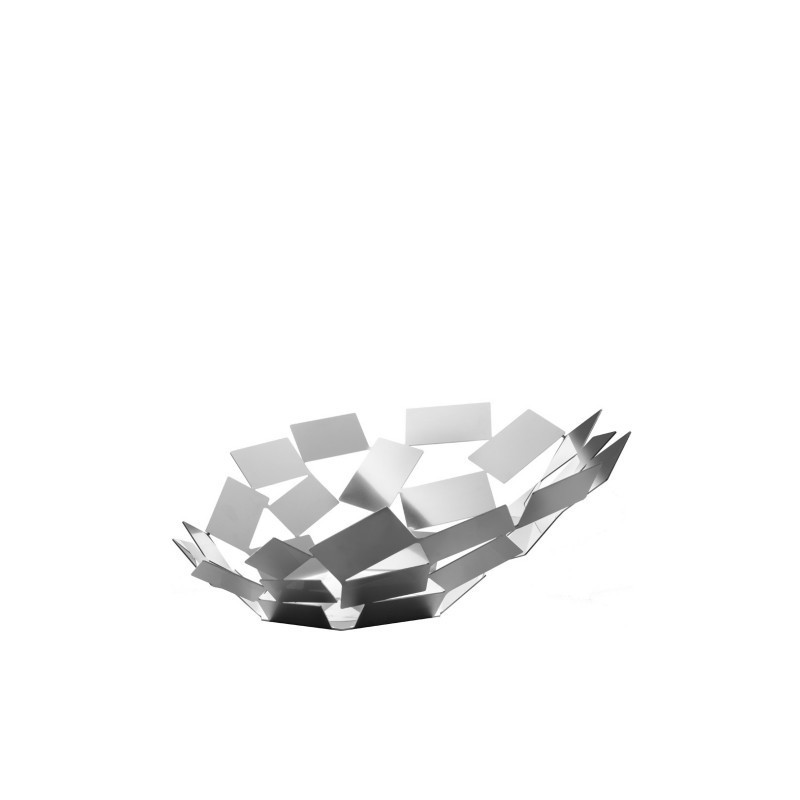 CENTRE DE TABLE -LA STANZA DELLO SCIROCCO- ACIER INOXYDABLE BRILLANT ALESSI