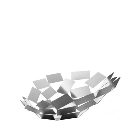 CENTRE DE TABLE -LA STANZA DELLO SCIROCCO- ACIER INOXYDABLE BRILLANT ALESSI