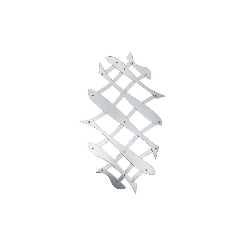 DESSOUS DE PLAT EXTENSIBLE -PESCHER- ACIER INOXYDABLE BRILLANT ALESSI