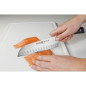 COUTEAU SANTOKU 17 CM LAME ALVEOLEE MANCHE NOIR WÜSTHOF