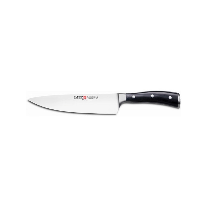 COUTEAU DE CHEF 20 CM MANCHE NOIR WÜSTHOF