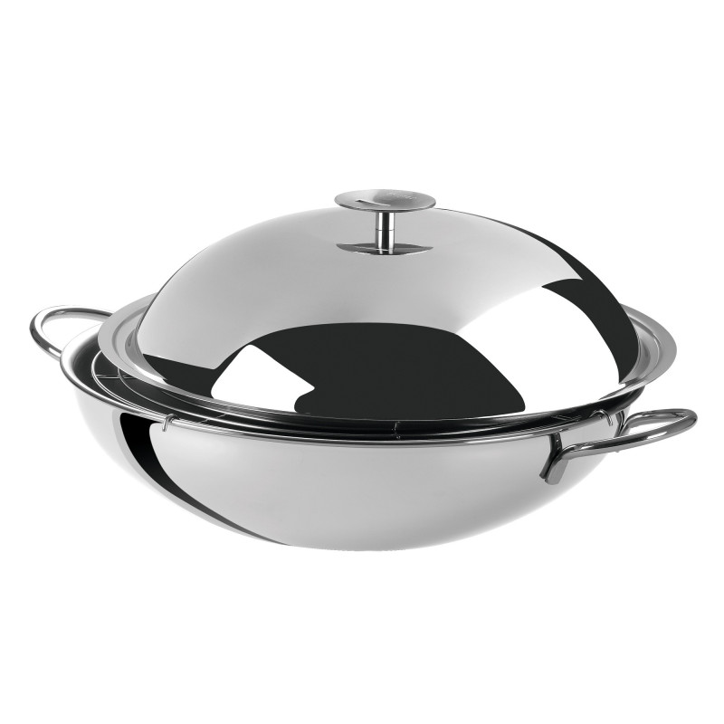 WOK CRISTEL 38 CM AVEC COUVERCLE