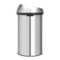 TOUCH BIN 60 LITRES MATT STEEL FONGERPRINT PROOF TOUCH BIN 60 LITRES MATT STEEL FONGERPRINT PROOF
