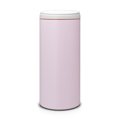 FLIPBIN 30 LITRES MINERAL PINK AVEC COUVERCLE PLASTIQUE LIGHT GREY