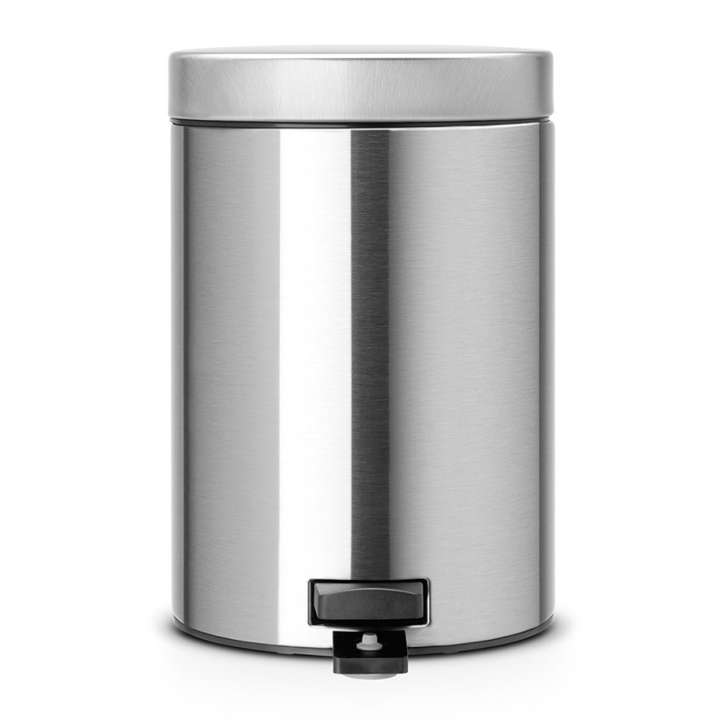 PEDAL BIN CLASSIC 3 LITRES MAT STEEL FINGERPRINT PROOF AVEC SEAU INTERIEUR PLASTIQUE BRABANTIA