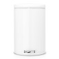 PEDAL BIN SILENT 20 LITRES WHITE AVEC SEAU INTERIEUR PLASTIQUE BRABANTIA