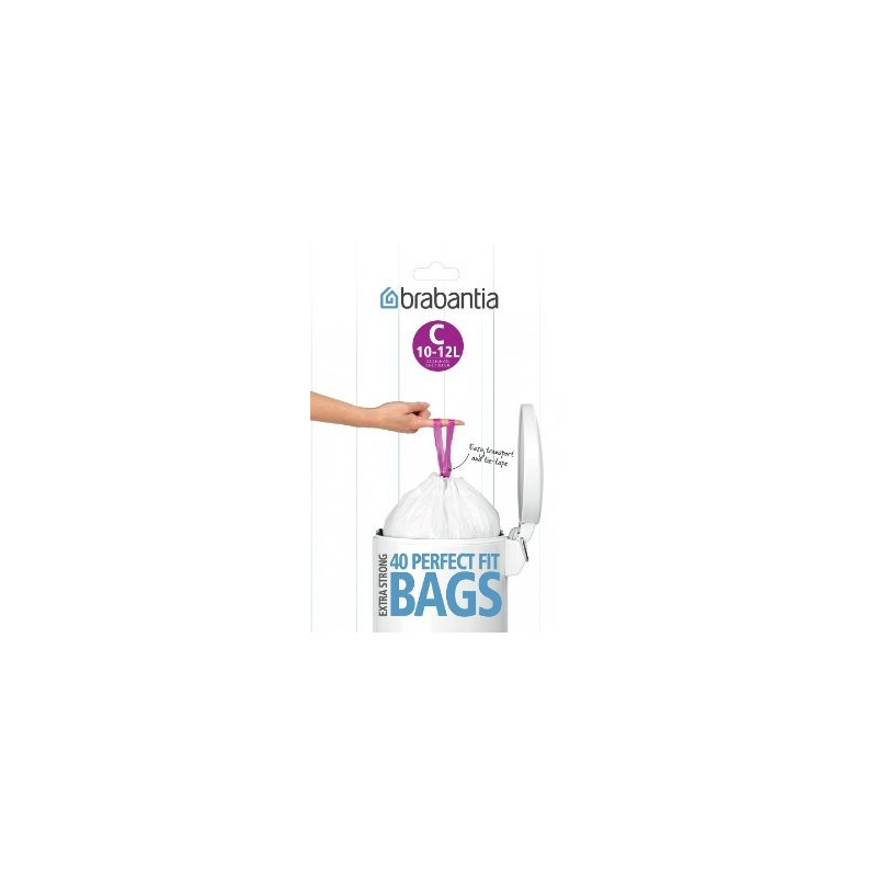 SACS POUBELLE 10-12L BRABANTIA DISTRIBUTEUR X40 SACS POUBELLE 10-12L BRABANTIA DISTRIBUTEUR X40