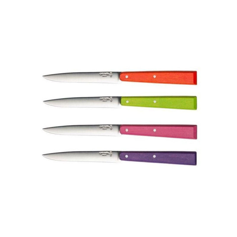 BOITE DE 4 COUTEAUX DE TABLE N°125 BON APPETIT POP OPINEL