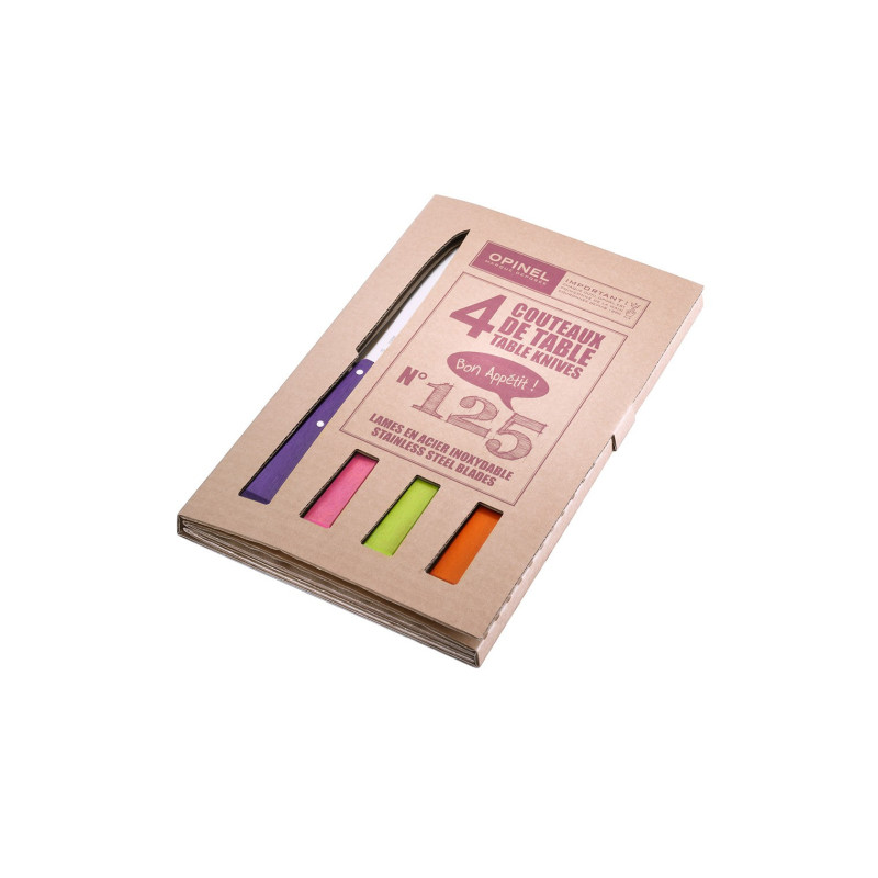 BOITE DE 4 COUTEAUX BON APPETIT CAMPAGNE OPINEL