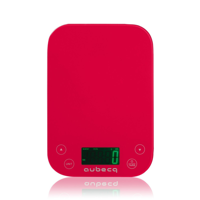 Balance de cuisine rouge 5kg-1g AUBECQ