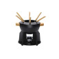 SERVICE A FONDUE POIGNEES BOIS LE CREUSET