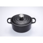 Cocotte Ronde 18 cm Tradi Noir Fonte Emaillée Le Creuset
