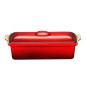 TERRINE RECTANGULAIRE 28 CM CERISE FOND MASSE LE CREUSET