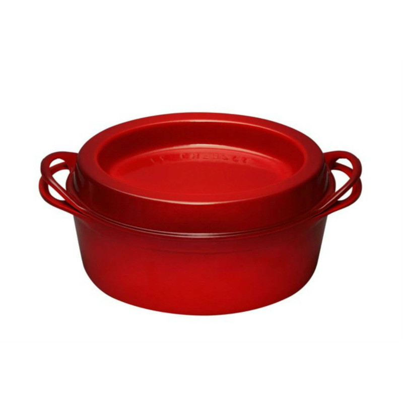 Cocotte Ovale 32 cm Doufeu Cerise Le Creuset 