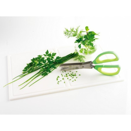 CISEAUX A HERBES 5 LAMES - VERT