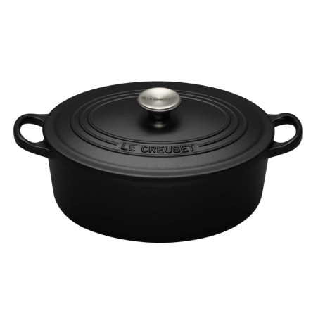 Cocotte Ovale 31 cm fonte émaillé Cerise Le Creuset