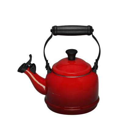 BOUILLOIRE DEMI CERISE 1.10 L ACIER EMAILLE LE CREUSET