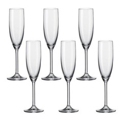 COFFRET 6 COUPES A CHAMPAGNE LEONARDO