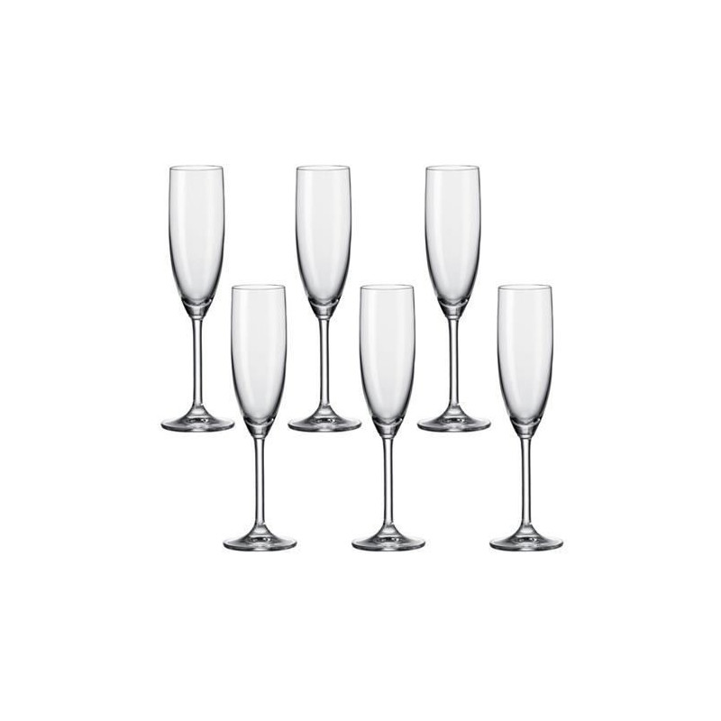 COFFRET 6 COUPES A CHAMPAGNE DAILY LEONARDO
