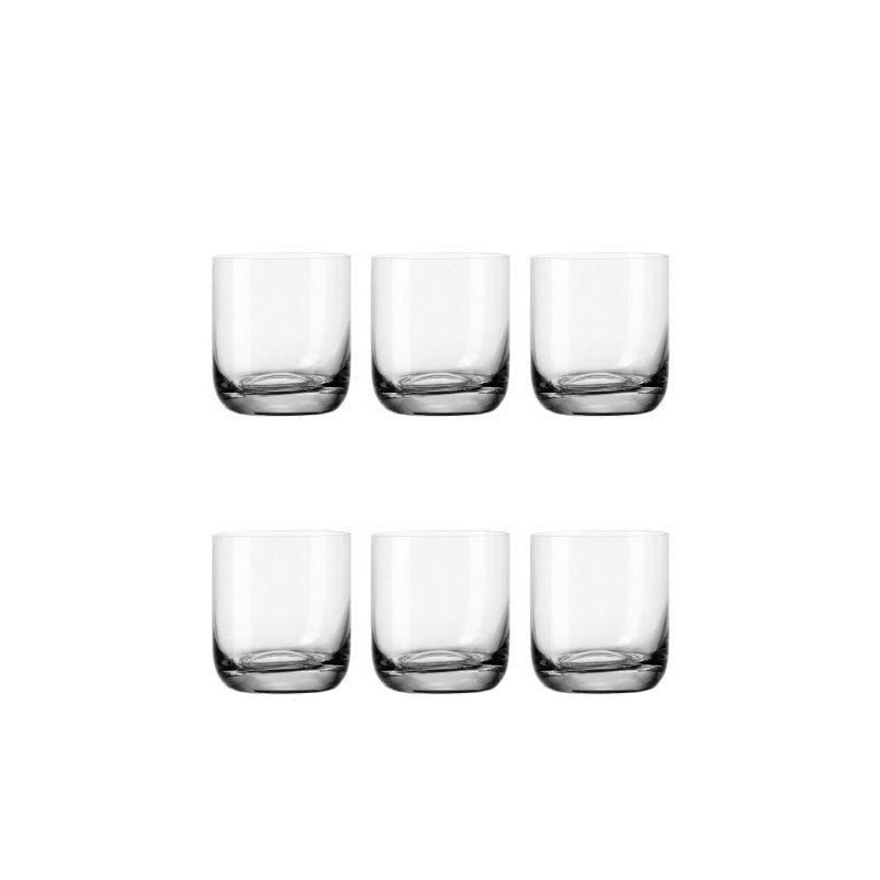 SET 6 VERRES A EAU / WHISKY DAILY LEONARDO