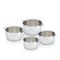 SERIE DE 4 CASSEROLES 14/20 CM SANS MANCHE