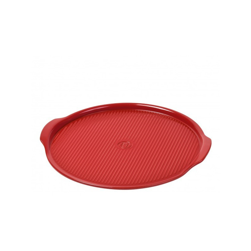 PLAQUE PIZZA ROUGE 30 CM STONE EMILE HENRY