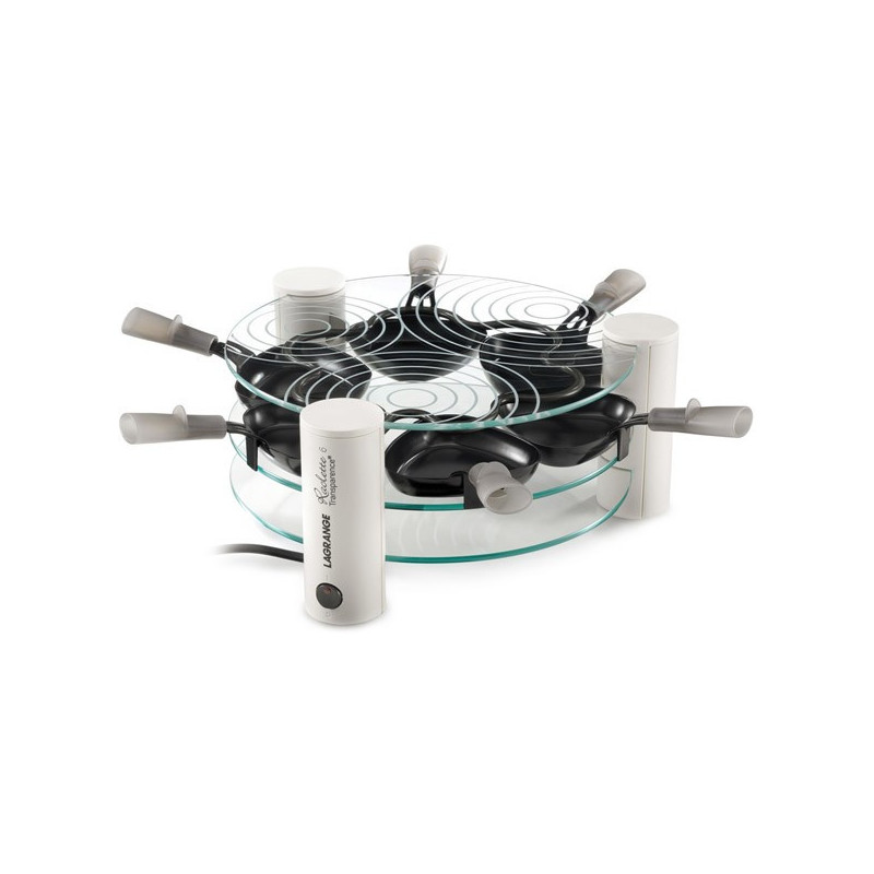 RACLETTE ELECTRIQUE TRANSPARENCE 6 PERSONNES LA GRANGE