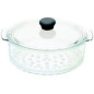  ELEMENT CUIT VAPEUR VERRE 24 CM COOKWAY TWO  COUVERCLE COOKWAY AMOVIBLE CRISTEL